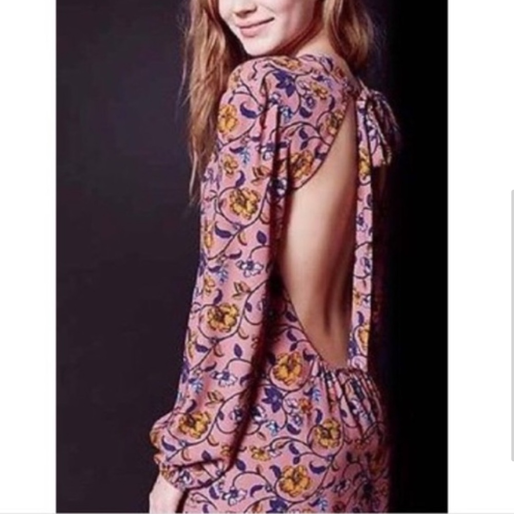 For Love and Lemons backless floral dress